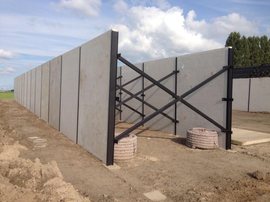 Stevige Staalconstructie voor dubbele silo wand