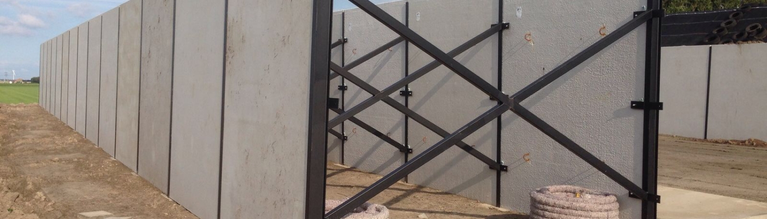Stevige Staalconstructie voor dubbele silo wand