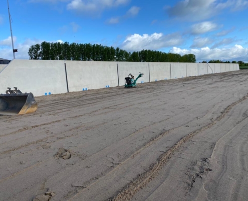 Sleufsilo - Uitkuilen van voor- en achterzijde