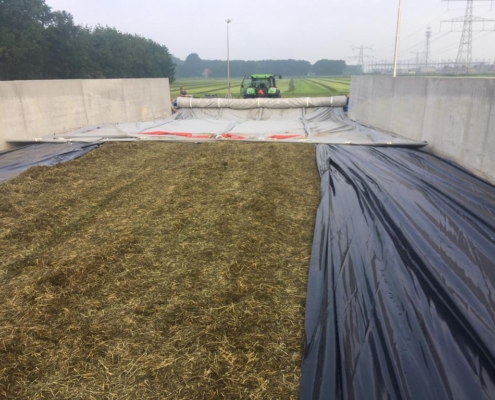 Binnen 15min het afdekkleed eroverheen